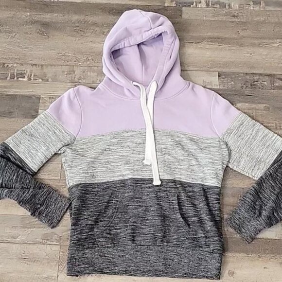 Reflex Tri-color Color Block Pull on Hoodie L - Picture 1 of 4